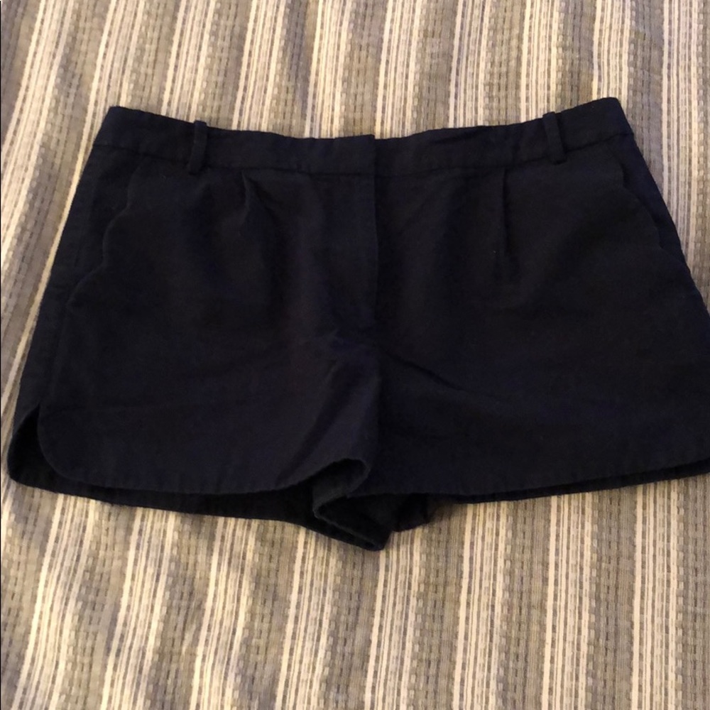 J.Crew Navy Scalloped Short